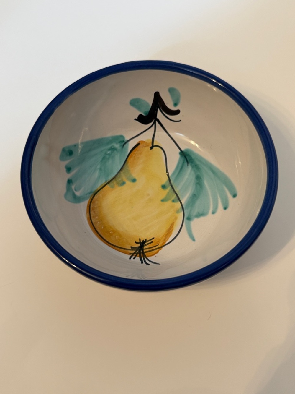 VIETRI BUON GIORNO PEAR SOUP/CEREAL BOWL ITALY HOME DINING DINNERWARE 5 5/8”